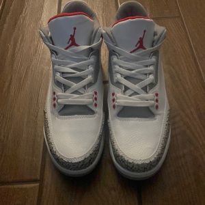 Jordan 3 “fire reds” Used in good condition
